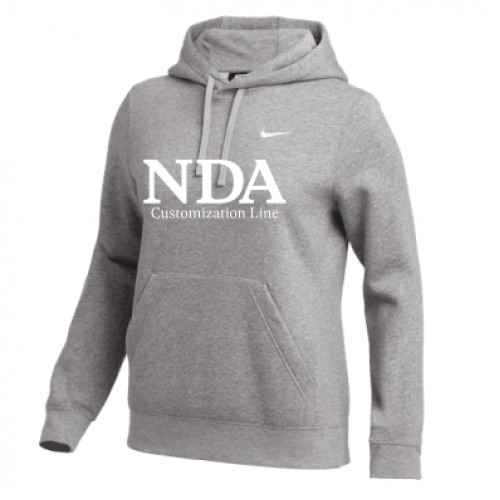 Nike Women's Club Hoodie (D. Grey)